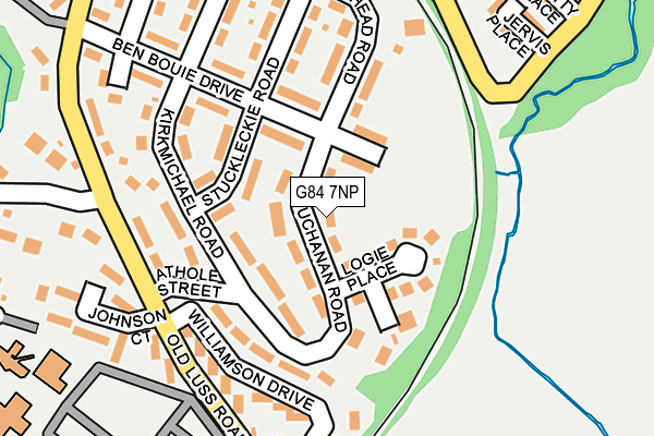 G84 7NP map - OS OpenMap – Local (Ordnance Survey) G84 7NP map - OS OpenMap – Local (Ordnance Survey)