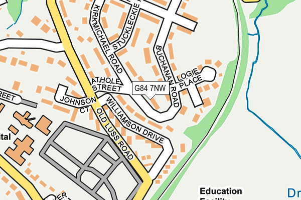 G84 7NW map - OS OpenMap – Local (Ordnance Survey) G84 7NW map - OS OpenMap – Local (Ordnance Survey)