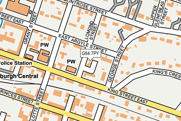 G84 7PY map - OS OpenMap – Local (Ordnance Survey) G84 7PY map - OS OpenMap – Local (Ordnance Survey)