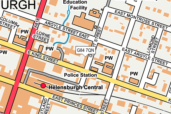 G84 7QN map - OS OpenMap – Local (Ordnance Survey) G84 7QN map - OS OpenMap – Local (Ordnance Survey)