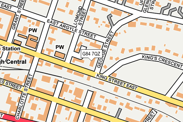 G84 7QZ map - OS OpenMap – Local (Ordnance Survey) G84 7QZ map - OS OpenMap – Local (Ordnance Survey)