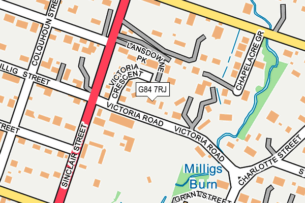 G84 7RJ map - OS OpenMap – Local (Ordnance Survey) G84 7RJ map - OS OpenMap – Local (Ordnance Survey)