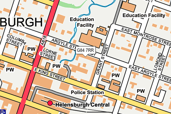 G84 7RR map - OS OpenMap – Local (Ordnance Survey) G84 7RR map - OS OpenMap – Local (Ordnance Survey)