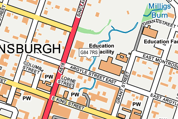 G84 7RS map - OS OpenMap – Local (Ordnance Survey) G84 7RS map - OS OpenMap – Local (Ordnance Survey)