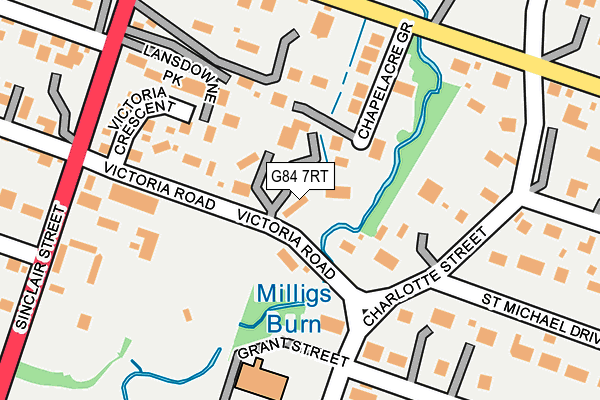 G84 7RT map - OS OpenMap – Local (Ordnance Survey) G84 7RT map - OS OpenMap – Local (Ordnance Survey)