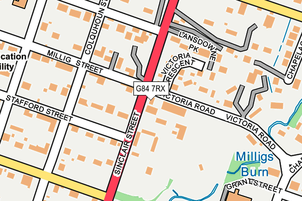 G84 7RX map - OS OpenMap – Local (Ordnance Survey) G84 7RX map - OS OpenMap – Local (Ordnance Survey)