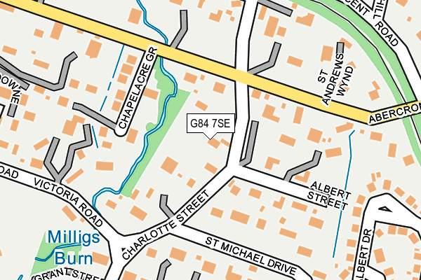 G84 7SE map - OS OpenMap – Local (Ordnance Survey) G84 7SE map - OS OpenMap – Local (Ordnance Survey)