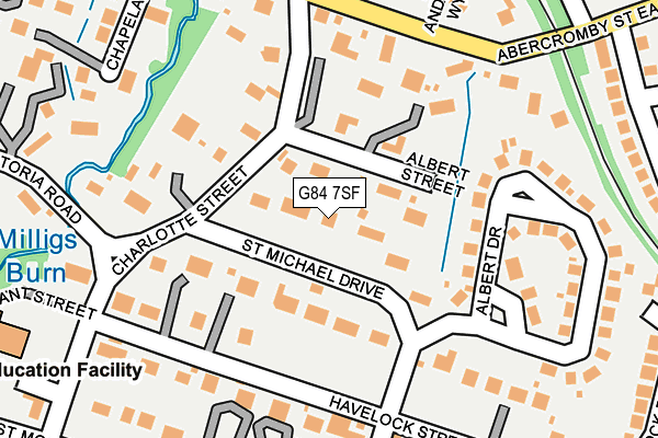 G84 7SF map - OS OpenMap – Local (Ordnance Survey) G84 7SF map - OS OpenMap – Local (Ordnance Survey)
