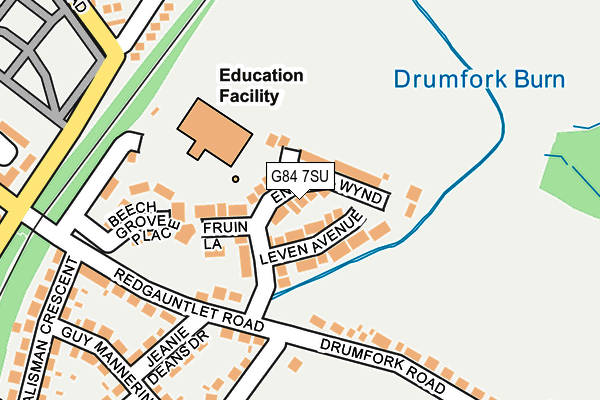 G84 7SU map - OS OpenMap – Local (Ordnance Survey) G84 7SU map - OS OpenMap – Local (Ordnance Survey)