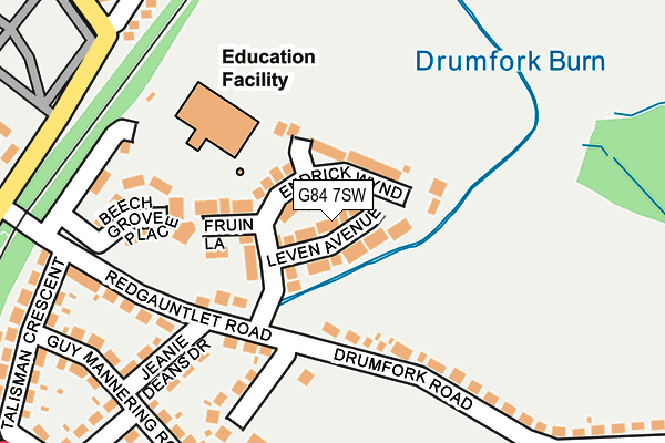 G84 7SW map - OS OpenMap – Local (Ordnance Survey) G84 7SW map - OS OpenMap – Local (Ordnance Survey)