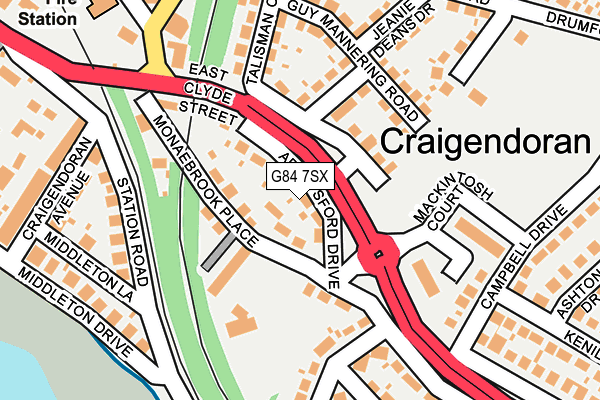 G84 7SX map - OS OpenMap – Local (Ordnance Survey) G84 7SX map - OS OpenMap – Local (Ordnance Survey)