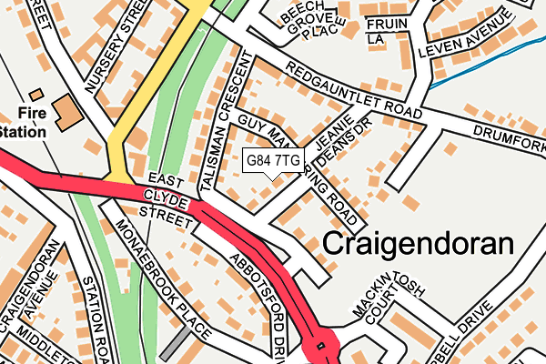 G84 7TG map - OS OpenMap – Local (Ordnance Survey) G84 7TG map - OS OpenMap – Local (Ordnance Survey)
