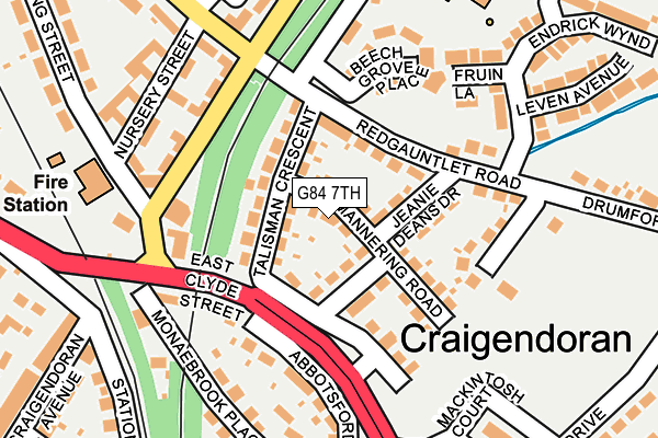 G84 7TH map - OS OpenMap – Local (Ordnance Survey) G84 7TH map - OS OpenMap – Local (Ordnance Survey)