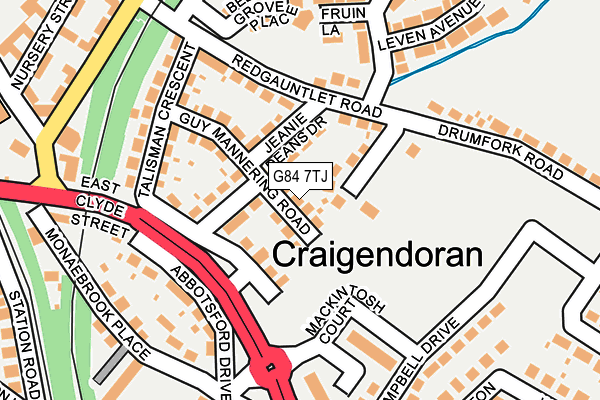 G84 7TJ map - OS OpenMap – Local (Ordnance Survey) G84 7TJ map - OS OpenMap – Local (Ordnance Survey)