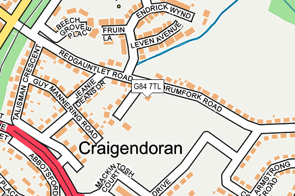 G84 7TL map - OS OpenMap – Local (Ordnance Survey) G84 7TL map - OS OpenMap – Local (Ordnance Survey)