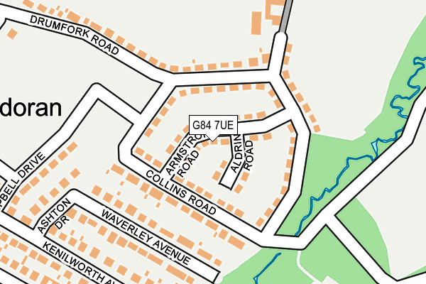 G84 7UE map - OS OpenMap – Local (Ordnance Survey) G84 7UE map - OS OpenMap – Local (Ordnance Survey)