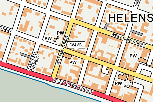 G84 8BL map - OS OpenMap – Local (Ordnance Survey) G84 8BL map - OS OpenMap – Local (Ordnance Survey)