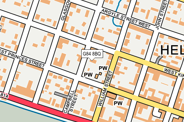 G84 8BQ map - OS OpenMap – Local (Ordnance Survey)