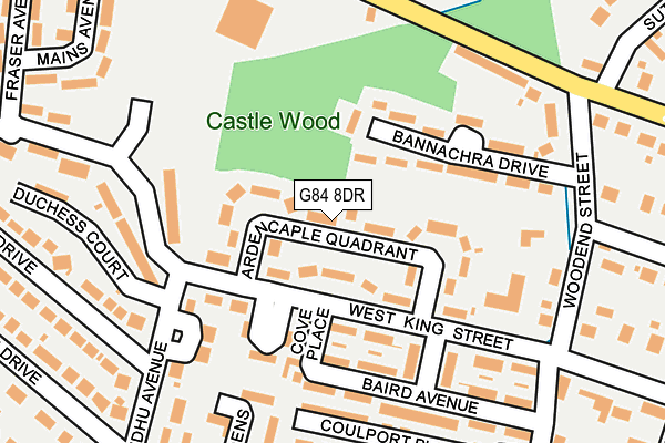 G84 8DR map - OS OpenMap – Local (Ordnance Survey) G84 8DR map - OS OpenMap – Local (Ordnance Survey)