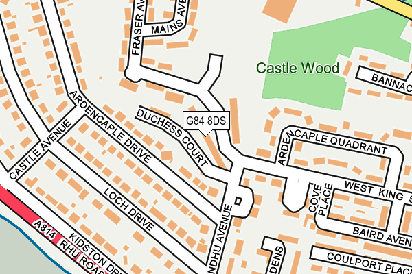 G84 8DS map - OS OpenMap – Local (Ordnance Survey) G84 8DS map - OS OpenMap – Local (Ordnance Survey)