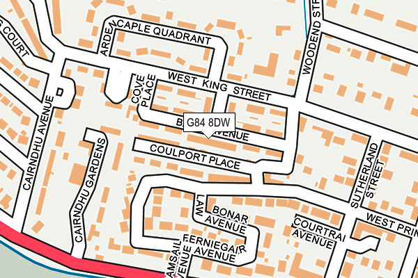 G84 8DW map - OS OpenMap – Local (Ordnance Survey) G84 8DW map - OS OpenMap – Local (Ordnance Survey)