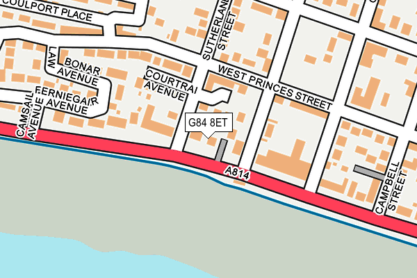 G84 8ET map - OS OpenMap – Local (Ordnance Survey) G84 8ET map - OS OpenMap – Local (Ordnance Survey)