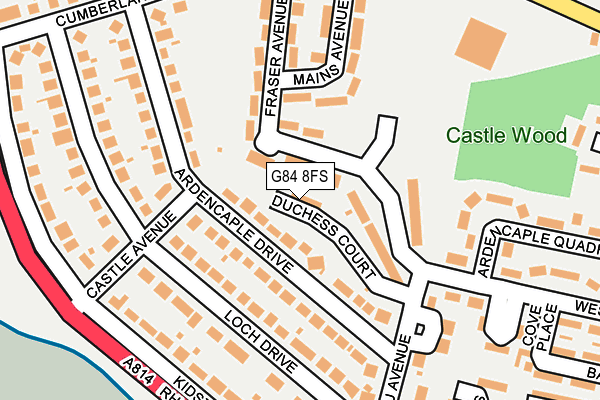 G84 8FS map - OS OpenMap – Local (Ordnance Survey) G84 8FS map - OS OpenMap – Local (Ordnance Survey)