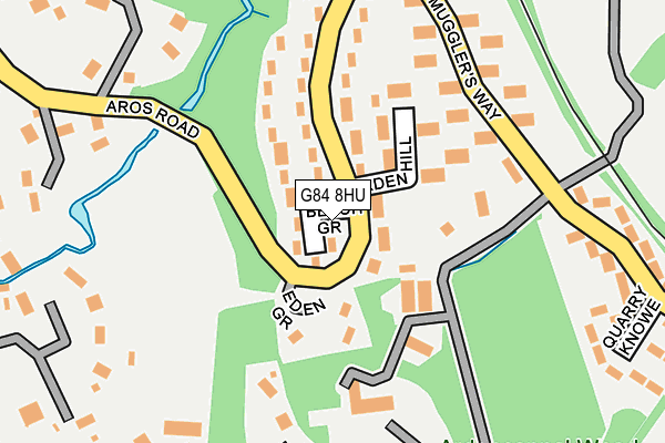 G84 8HU map - OS OpenMap – Local (Ordnance Survey) G84 8HU map - OS OpenMap – Local (Ordnance Survey)