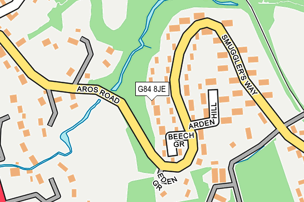 G84 8JE map - OS OpenMap – Local (Ordnance Survey) G84 8JE map - OS OpenMap – Local (Ordnance Survey)