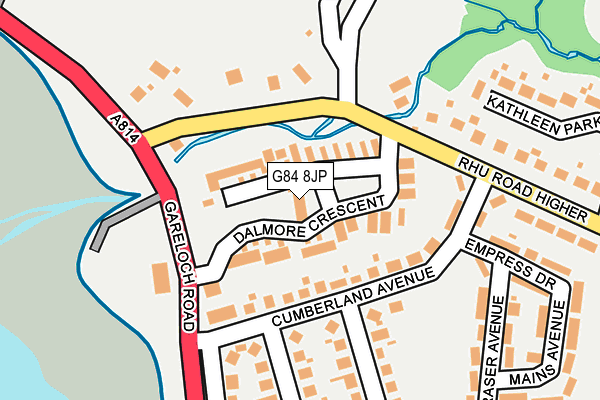 G84 8JP map - OS OpenMap – Local (Ordnance Survey) G84 8JP map - OS OpenMap – Local (Ordnance Survey)