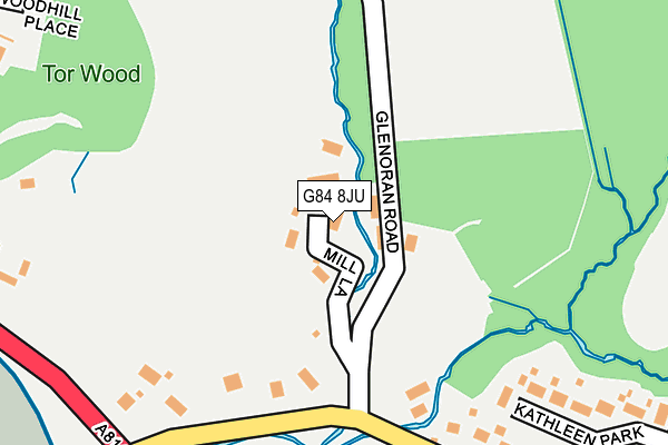 G84 8JU map - OS OpenMap – Local (Ordnance Survey) G84 8JU map - OS OpenMap – Local (Ordnance Survey)