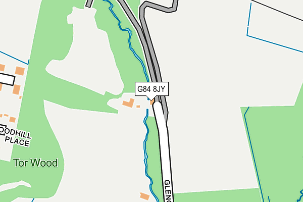 G84 8JY map - OS OpenMap – Local (Ordnance Survey) G84 8JY map - OS OpenMap – Local (Ordnance Survey)