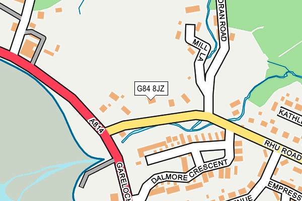 G84 8JZ map - OS OpenMap – Local (Ordnance Survey) G84 8JZ map - OS OpenMap – Local (Ordnance Survey)