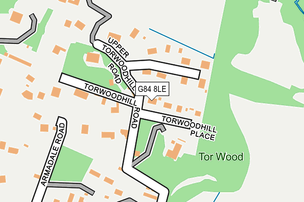G84 8LE map - OS OpenMap – Local (Ordnance Survey) G84 8LE map - OS OpenMap – Local (Ordnance Survey)