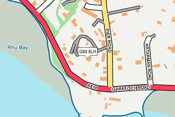 G84 8LH map - OS OpenMap – Local (Ordnance Survey) G84 8LH map - OS OpenMap – Local (Ordnance Survey)