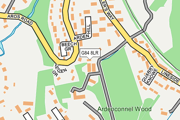 G84 8LR map - OS OpenMap – Local (Ordnance Survey) G84 8LR map - OS OpenMap – Local (Ordnance Survey)