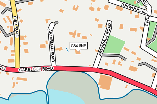 G84 8NE map - OS OpenMap – Local (Ordnance Survey) G84 8NE map - OS OpenMap – Local (Ordnance Survey)