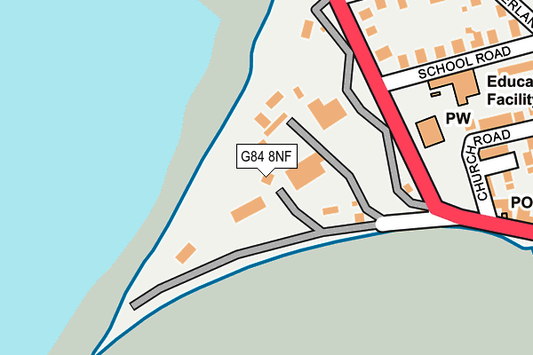 G84 8NF map - OS OpenMap – Local (Ordnance Survey) G84 8NF map - OS OpenMap – Local (Ordnance Survey)