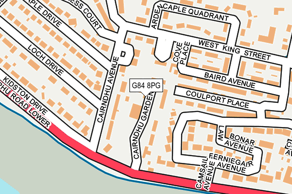 G84 8PG map - OS OpenMap – Local (Ordnance Survey) G84 8PG map - OS OpenMap – Local (Ordnance Survey)