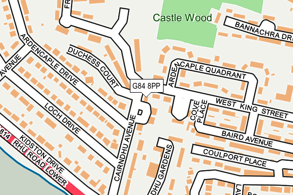 G84 8PP map - OS OpenMap – Local (Ordnance Survey) G84 8PP map - OS OpenMap – Local (Ordnance Survey)