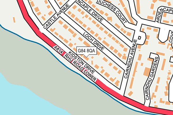 G84 8QA map - OS OpenMap – Local (Ordnance Survey) G84 8QA map - OS OpenMap – Local (Ordnance Survey)