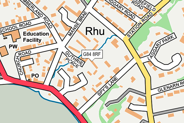 G84 8RF map - OS OpenMap – Local (Ordnance Survey) G84 8RF map - OS OpenMap – Local (Ordnance Survey)