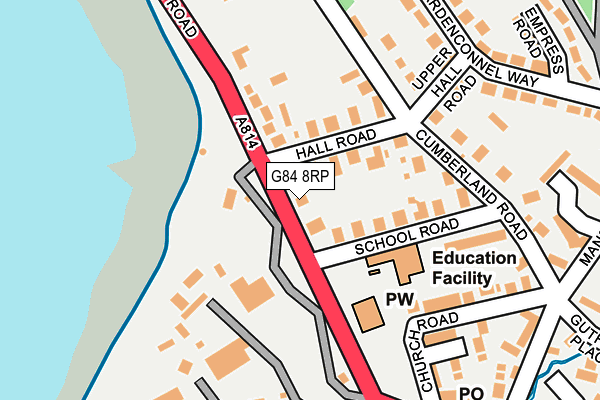 G84 8RP map - OS OpenMap – Local (Ordnance Survey) G84 8RP map - OS OpenMap – Local (Ordnance Survey)