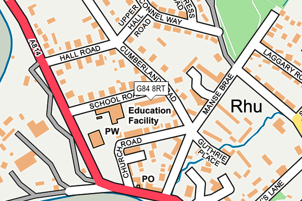 G84 8RT map - OS OpenMap – Local (Ordnance Survey) G84 8RT map - OS OpenMap – Local (Ordnance Survey)