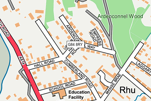 G84 8RY map - OS OpenMap – Local (Ordnance Survey) G84 8RY map - OS OpenMap – Local (Ordnance Survey)