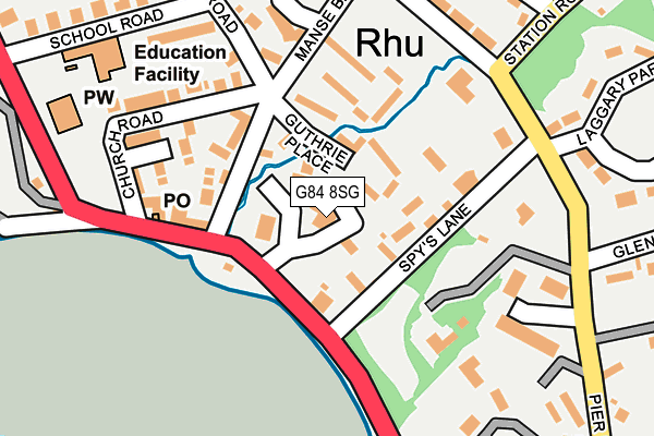 G84 8SG map - OS OpenMap – Local (Ordnance Survey) G84 8SG map - OS OpenMap – Local (Ordnance Survey)