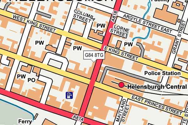G84 8TG map - OS OpenMap – Local (Ordnance Survey) G84 8TG map - OS OpenMap – Local (Ordnance Survey)