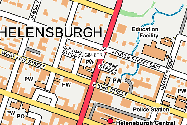 G84 8TR map - OS OpenMap – Local (Ordnance Survey) G84 8TR map - OS OpenMap – Local (Ordnance Survey)