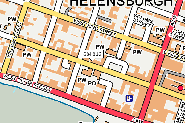 G84 8UG map - OS OpenMap – Local (Ordnance Survey) G84 8UG map - OS OpenMap – Local (Ordnance Survey)