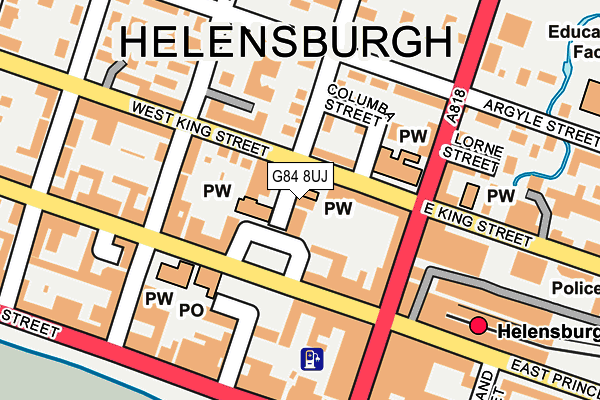 G84 8UJ map - OS OpenMap – Local (Ordnance Survey) G84 8UJ map - OS OpenMap – Local (Ordnance Survey)